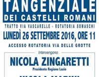 Albano, inaugurazione del secondo tratto della Tangenziale dei Castelli Romani