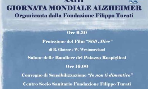 XIIIª Giornata Mondiale Alzheimer, due eventi a Zagarolo