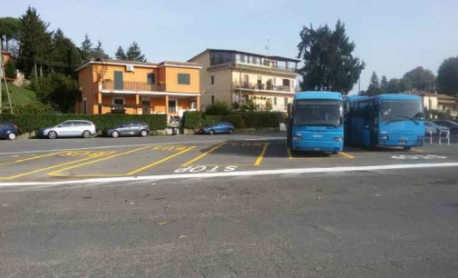 Nuovo terminal bus nella stazione ferroviaria di Zagarolo