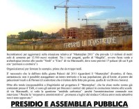 S.Maria delle Mole assemblea pubblica contro la cementificazione