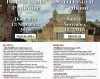 Domenica 13 Novembre La 4° Festa di Strada di Via San Martino ai Monti