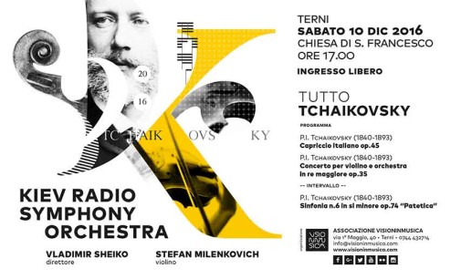 Concerto di Natale 2016 (sabato 10 dicembre – ore 17, Chiesa di S. Francesco, Terni)