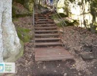 Parco Valle del Treja – Messa in sicurezza la scalinata di Monte Gelato