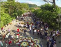 Cervaro, la città che si tinge di mille colori con Infiorata