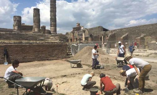 “Nuovi scavi e ricerche nel Parco Archeologico di Pompei”