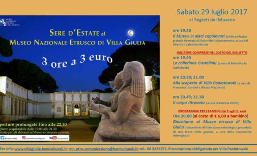 Sere d’estate al Museo – “I segreti del Museo”