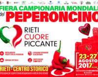 Rieti Cuore Piccante, arriva la kermesse + hot dell’estate – 23/27 agosto