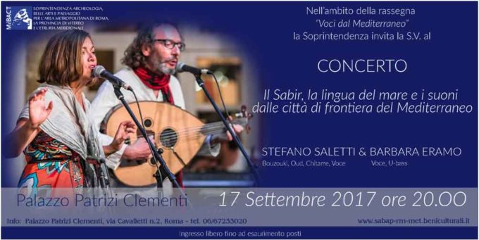 Concerto di Stefano Saletti & Barbara Eramo