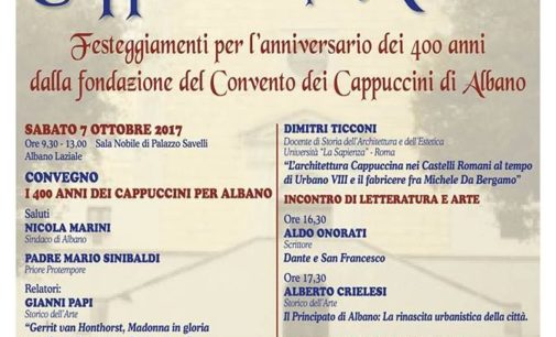 I 400 anni dei Cappuccini per Albano