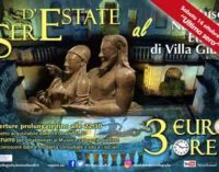 Ultima apertura serale straordinaria di Villa Giulia e di Villa Poniatowski