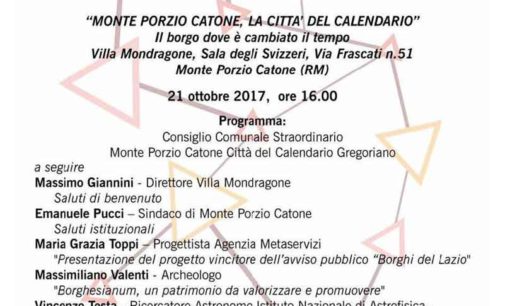 A Monte Porzio Catone il calendario gregoriano