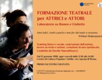 Formazione teatrale per attrici e attori