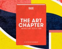 THE ART CHAPTER Milano Art Book Fair   In BASE la nuova mostra mercato di libri d’arte a Milano   17-19 novembre 2017 Opening: venerdì 17 ore 18.00   BASE Via Bergognone 34, Milano