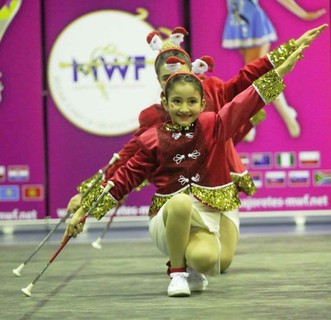 Frascati, il successo colorato e internazionale delle majorettes al Roma Christmas Magic