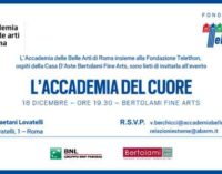 L’ACCADEMIA DEL CUORE Un’asta solidale a favore di Telethon