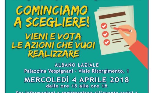 Albano Laziale, mercoledì 4 aprile la V^ agorà del progetto UrbanWins