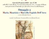 Ariccia – Omaggio a Mario, Marcello e Maurizio Fagiolo dell’Arco