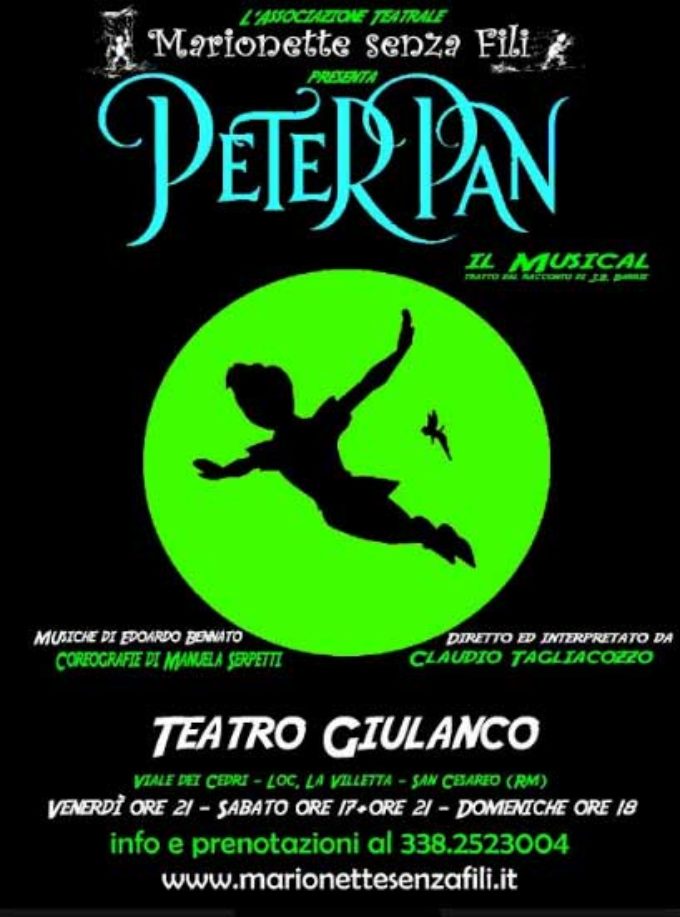 “Peter Pan” in scena al Teatro Auditorium Giulanco