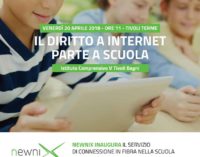 Tivoli Terme festeggia l’arrivo della fibra nelle scuole del territori