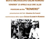 CONFERENZA CON PROIEZIONE DEL FILM SU L’ASSASSINIO DELL’ARCIVESCOVO ROMERO