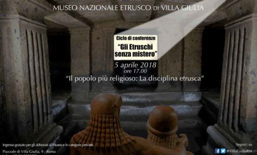 MUSEO NAZIONALE ETRUSCO DI VILLA GIULIA – Il popolo più religioso: La disciplina etrusca