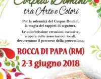 A ROCCA DI PAPA TORNA IL “Corpus Domini tra Arte e Colori”