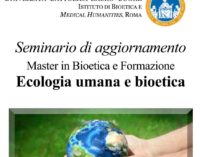 Seminario di aggiornamento Ecologia umana e bioetica