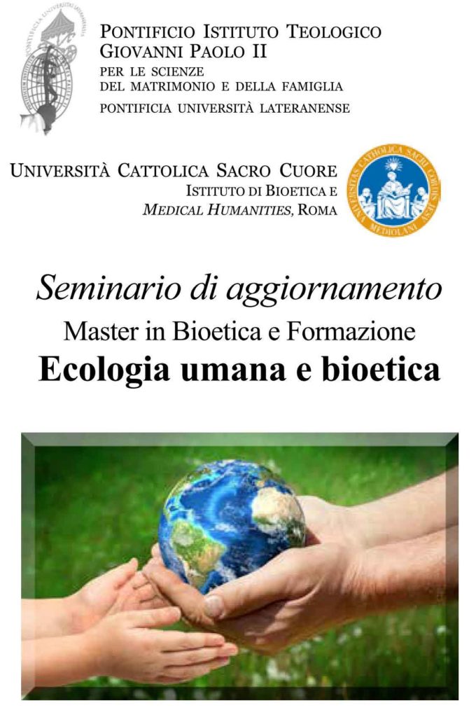 Seminario di aggiornamento Ecologia umana e bioetica