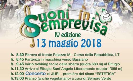 Quarta edizione di “SUONI IN SEMPREVISA”