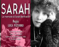 “Le memorie di Sarah Bernhardt” al teatro Trastevere di Roma