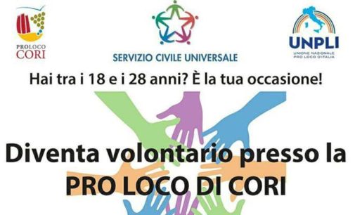 ALLA PRO LOCO DI CORI TORNA IL SERVIZIO CIVILE: BANDO PER DUE VOLONTARI