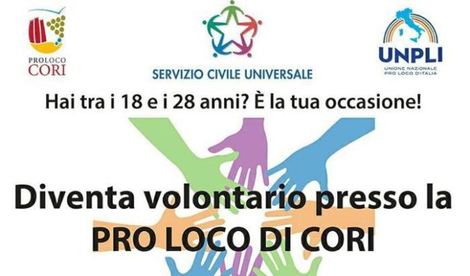 ALLA PRO LOCO DI CORI TORNA IL SERVIZIO CIVILE: BANDO PER DUE VOLONTARI