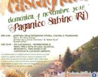 Paganico Sabino (RI) apre le porte per la tradizionale Castagnata