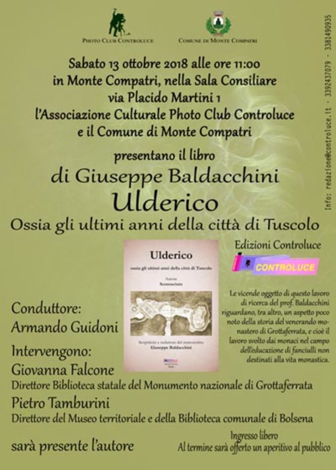 Ulderico Ossia gli ultimi anni della città di Tuscolo