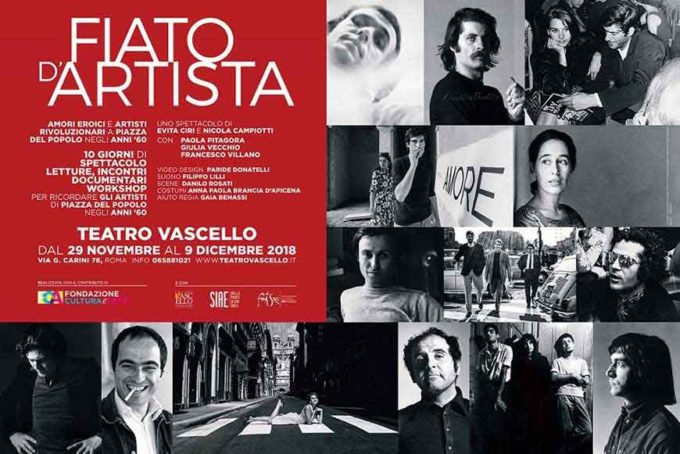 Teatro Vascello – FIATO D’ARTISTA 1958-1968: DIECI ANNI A PIAZZA DEL POPOLO