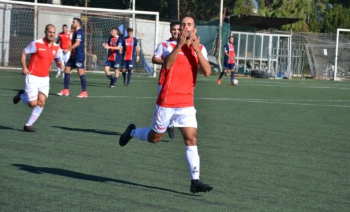 La Rustica (calcio, Prom.), Gubinelli doppietta al bacio: «Dedicata a mia moglie Martina»