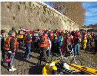 Roma 15 dicembre 2018. Natale sul Tevere discendendo-raccogliendo