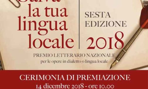 Premio “Salva la tua lingua locale” 2018