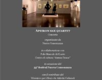 ARDEA – CONCERTO  ORE 17.45    APEIRON SAX QUARTET