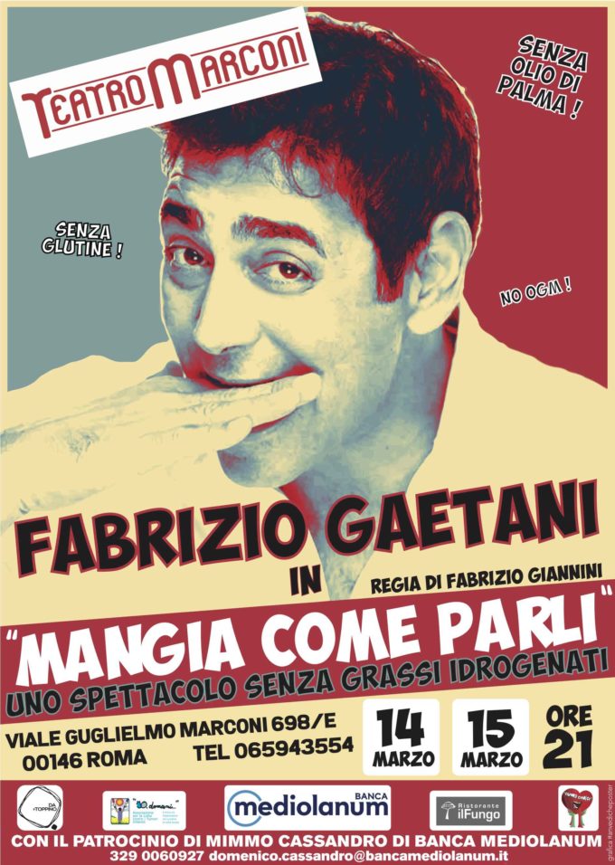 TEATRO MARCONI – MANGIA COME PARLI