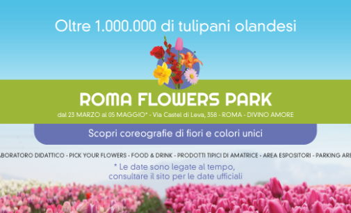 Apre per la prima volta nella capitale il Roma Flowers Park