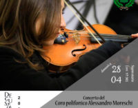 Domenica 28 – Concerto del Coro Polifonico Alessandro Moreschi a “DEGUSTANDO 2019”