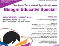 Marino – Seminario sui BISOGNI EDUCATIVI SPECIALI