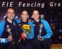 Frascati Scherma, Volpi ed Errigo sul podio in Cdm. Sei medaglie ai campionati italiani Gpg