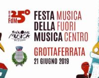 GROTTAFERRATA – FESTA DELLA MUSICA,  IL 21 GIUGNO OLTRE 150 ARTISTI IN CITTA’