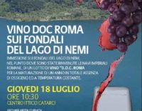 NEL LAGO DI NEMI SI CONSERVA  IL VINO DI CALIGOLA