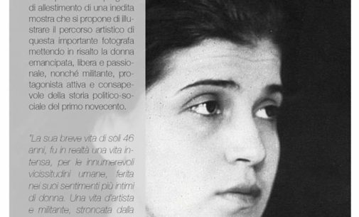 Albano Laziale, sabato 6 luglio a Palazzina Vespignani il ricordo di Tina Modotti