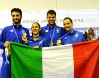 Frascati Scherma protagonista alle Universiadi: quattro medaglie individuali e tre ori a squadre