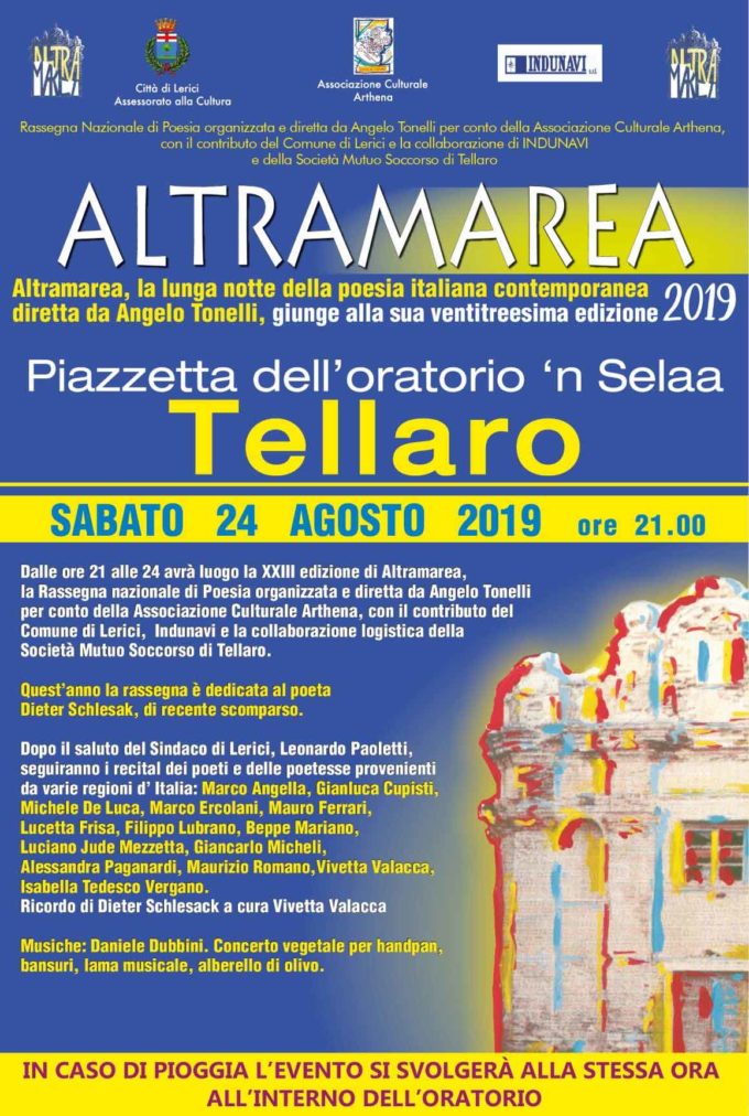 ALTRAMAREA 2019 la lunga notte della poesia contemporanea