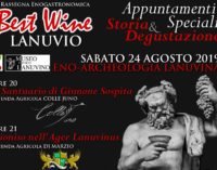 ENOGASTRONOMIA, IL 24 E 25 AGOSTO A LANUVIO DI SCENA LA RASSEGNA “BEST WINE”